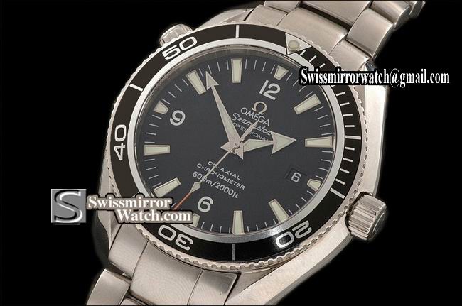 Omega Seamaster Planet Ocean 42.5mm Black Bezel Eta 2824-2 Replica Watches