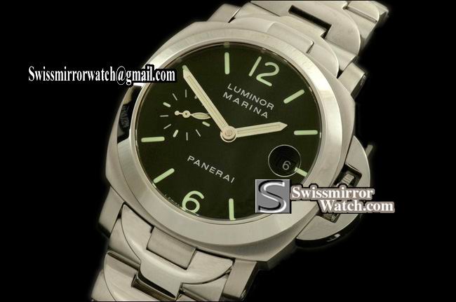 Panerai Luminor Pam 050 40mm Auto SS/SS Blk Asia 7750 28800bph Replica Watches
