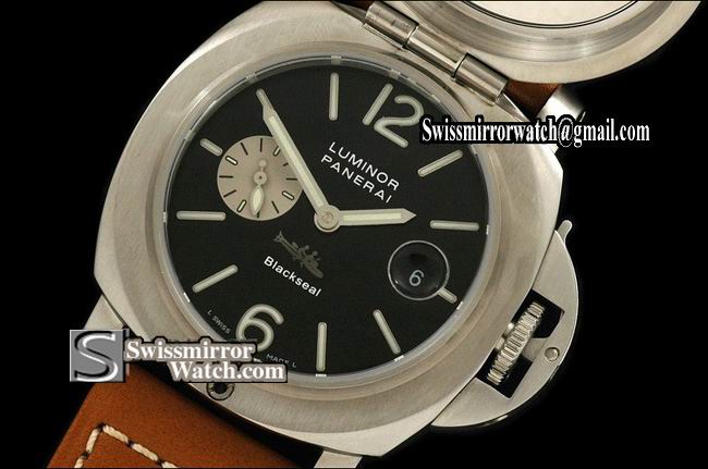 Panerai Marina Automatic 44mm Pam 076 Black Seal Limited Ed 44mm Auto Replica Watches