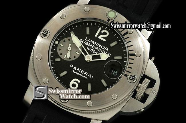 Panerai Luminor Submersible Pam 064 1000m Working Chronos Asia 7750 28800bph Replica Watches