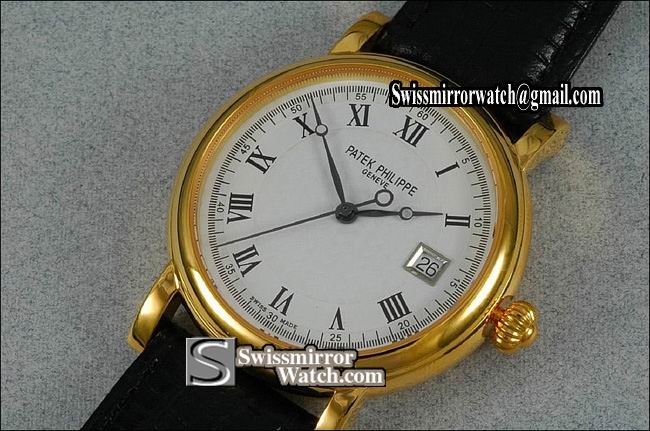 Patek philippe Calastrava 5115 YG White Dial in Swiss Eta 2824-2 Replica Watches