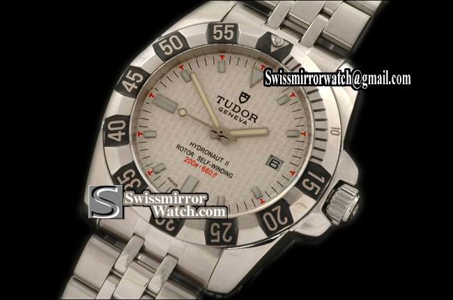 Tudor Hydronaut II SS/SS White Asian 2836-2 Replica Watches