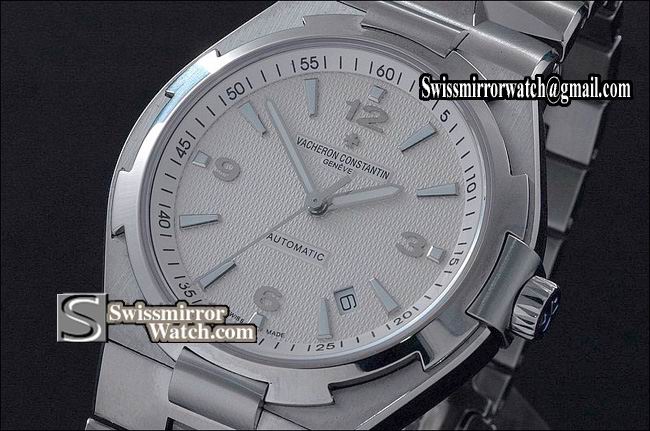 Vacheron Constantin Overseas SS White (Upgraded) Swiss Eta 2824-2 Replica Watches