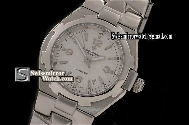 Vacheron Constantin Overseas SS White (Ladies) Swiss Eta 2671-2 Replica Watches
