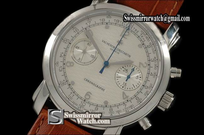 Vacheron Constantin Malte Chronographe WG White Manual Chronos Replica Watches