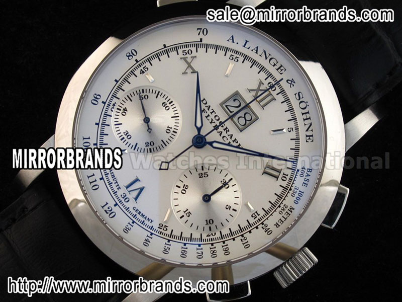Luxury A.Lange & Sohne Datograph Chrono/Date Cream SS/LE White Chronos Ven 75 Replica Watches