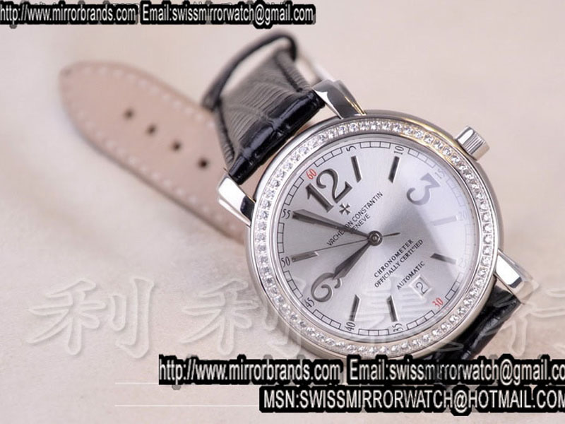 Luxury Vacheron Constantin Malte Classique Diamond Bezel Swiss Eta 2824-2 Replica Watches