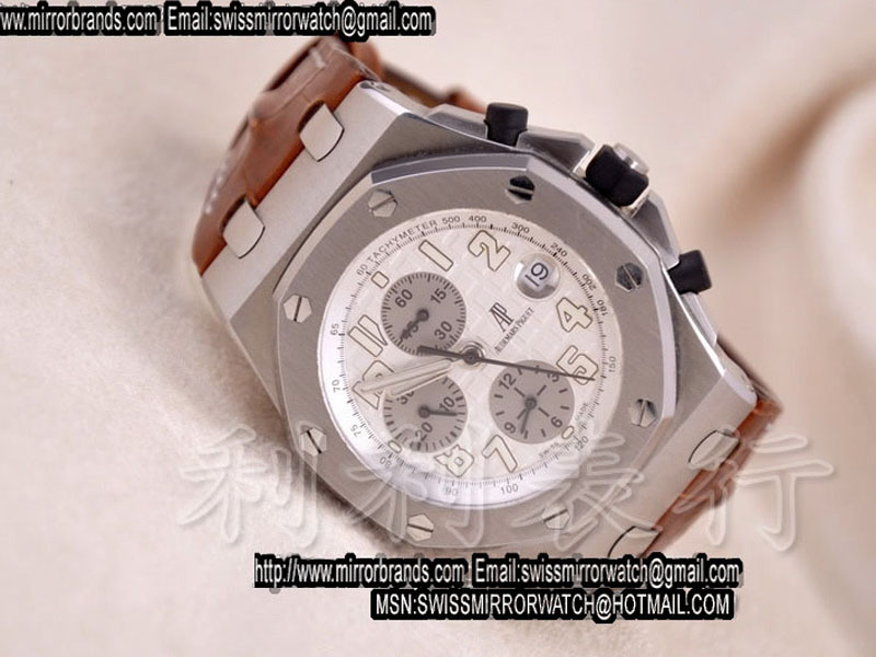 Luxury Audemars Piguet Royal Oak Chronograph Sec@12 White Swiss 7750