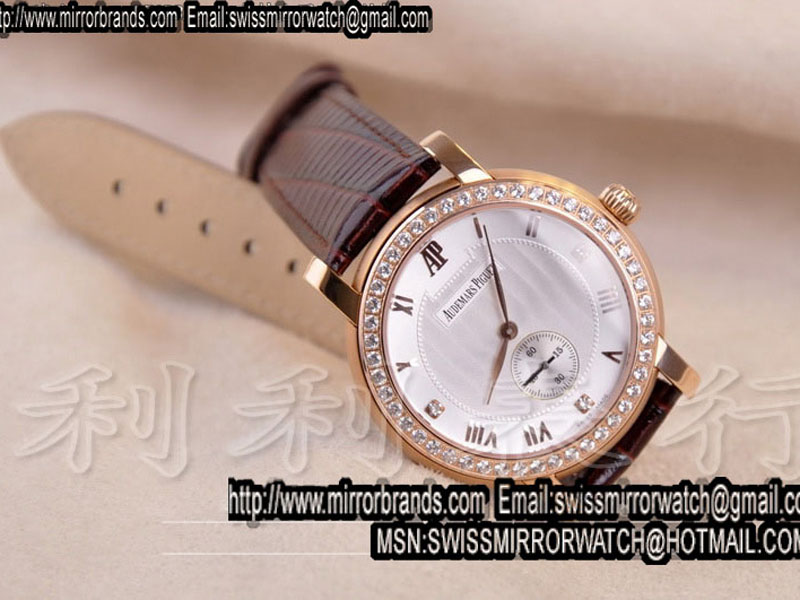 Luxury Audemars Piguet Watches Swiss ETA 2836 Movement Diamond Bezel