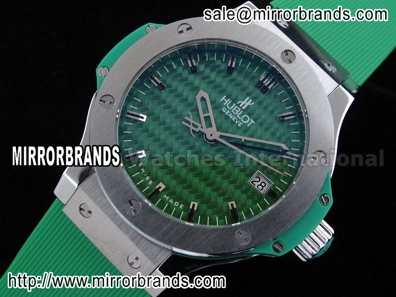 Luxury Hublot Classic-Fusion SS in Green