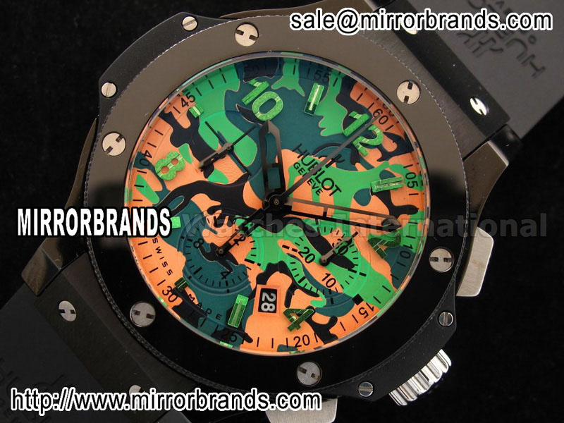 Hublot Commando Bang Green Camouflage Pattern Dial Watches