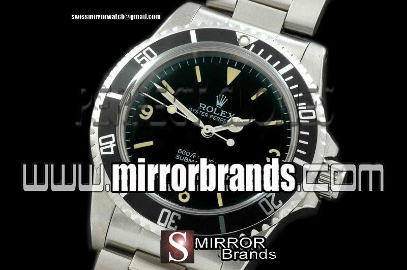 Luxury Rolex Vintage 5513 No Date Submariner Asia 2813 28800