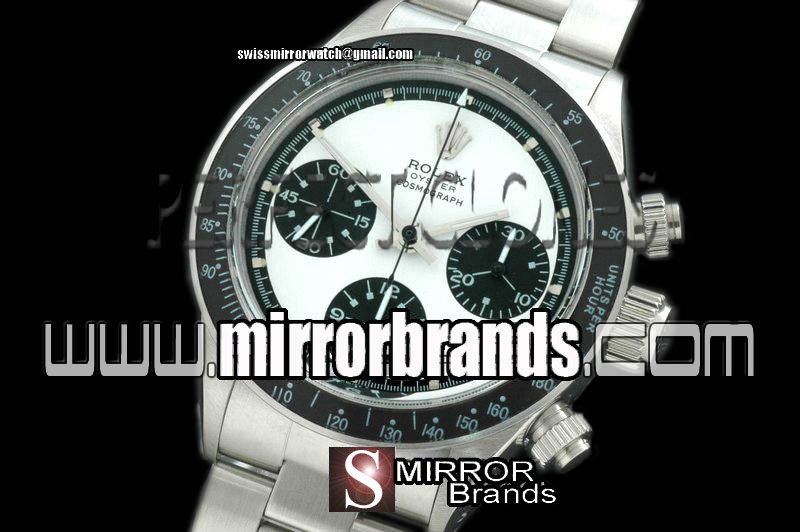 New Rolex Daytona 6263PN SS/SS White Asian Venus 75 H/W Watches