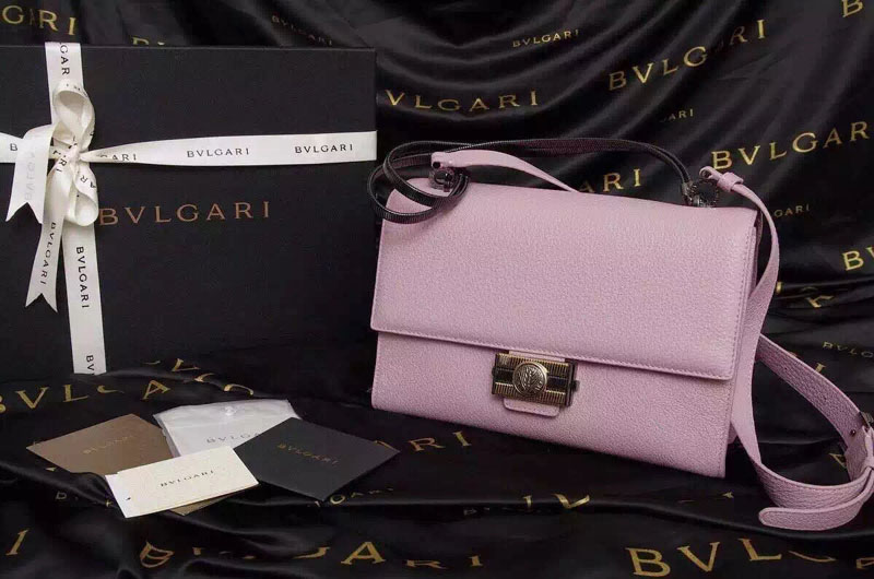 Bvlgari Monete Flap Cover Bags Medium Size 27cm 38506 Pink