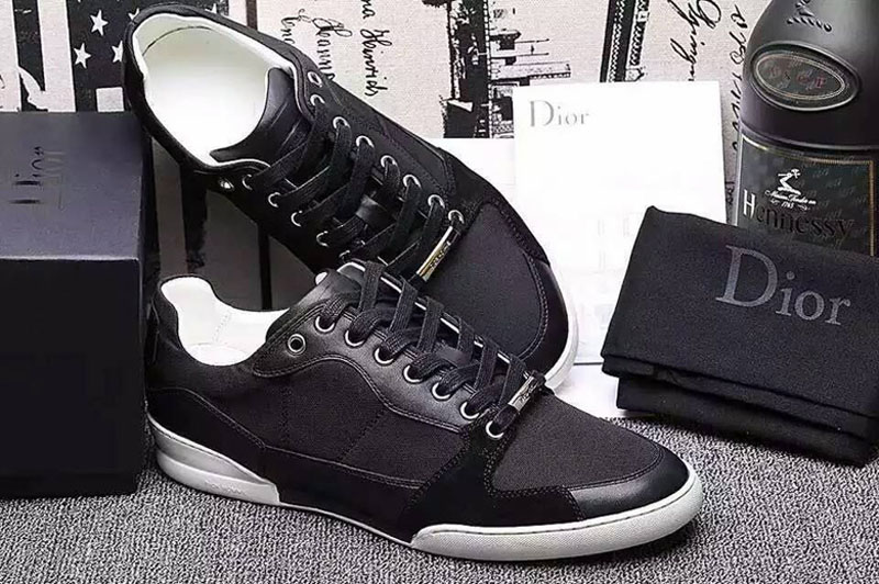 Mens Dior Shoes And Sneaker Size 38-44 3SN112 Black