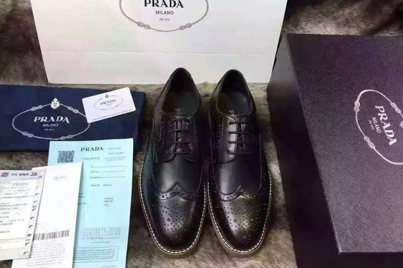 Mens Prada Loafer and Shoes Size 39-44 4E2262 Black