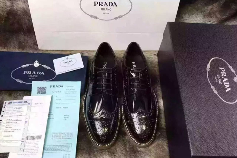 Mens Prada Loafer and Shoes Size 39-44 4E2262 Coffee