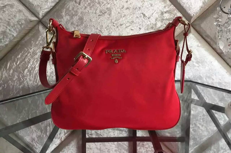 PRADA VELA Fabric Shoulder Bags BT0706 Red