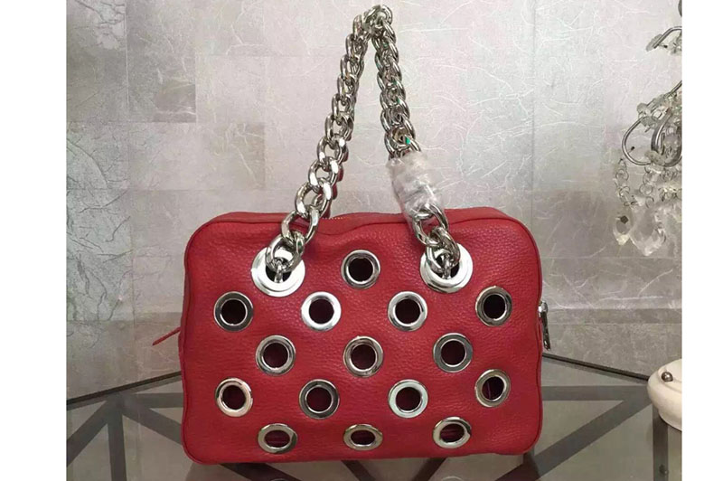 Ladies Prada IBB017 Handle Bags Red