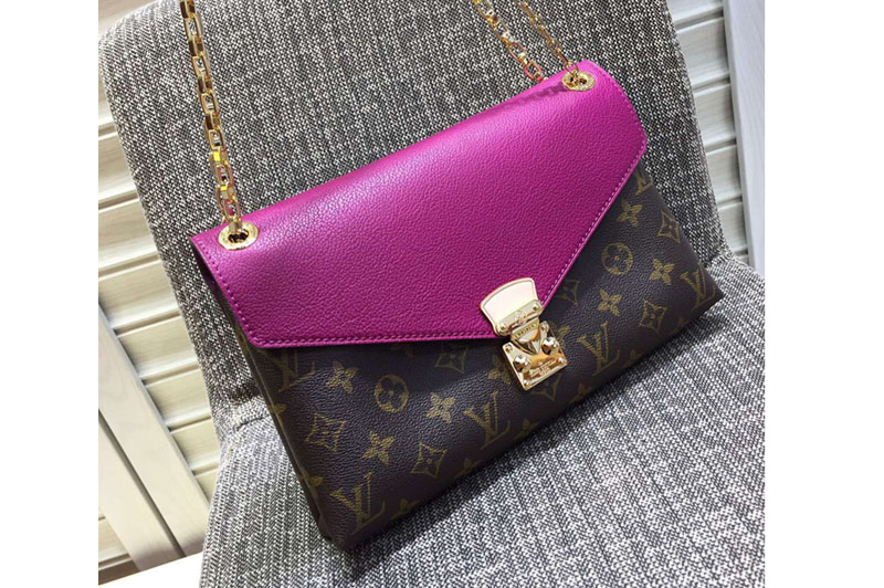 Louis Vuitton Pallas Chain Monogram Shoulder Bags M41201 Purple