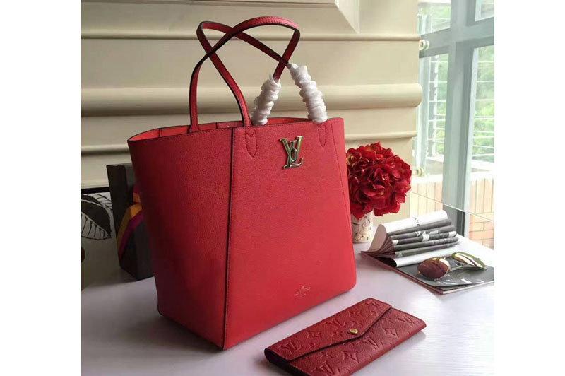 Louis Vuitton Lockme Cabas Tote Bag M42291 Red