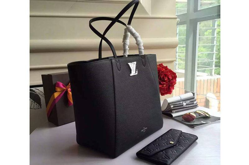 Louis Vuitton Lockme Cabas Tote Bags M42291 Black