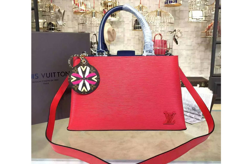 Louis Vuitton Kleber MM Epi Leather M51323 Red