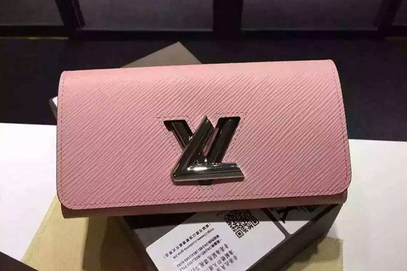 Louis Vuitton Epi Leather Twist Wallet M6117N Pink