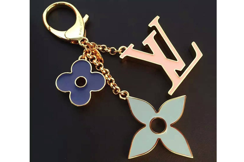Louis Vuitton Fleur De Monogram Bag Charm Key Ring M67119