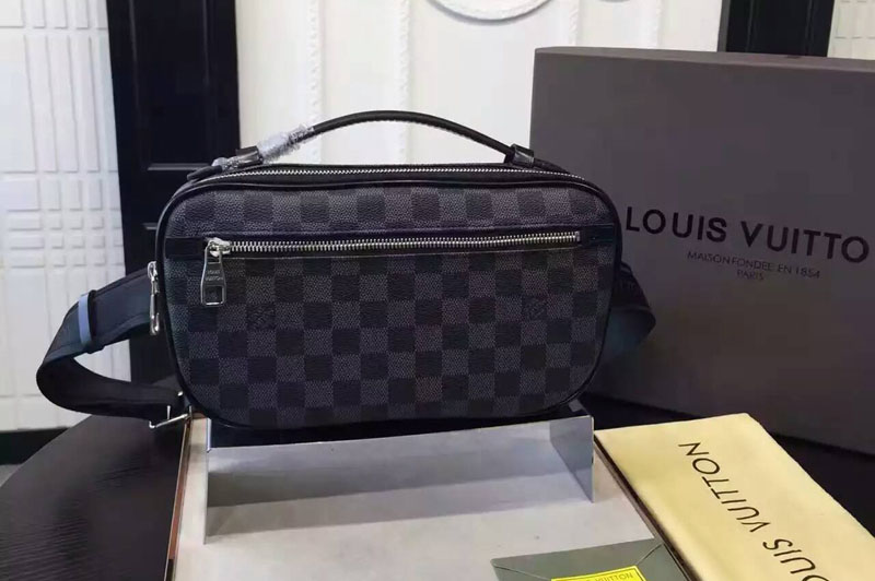 Louis Vuitton Damier Graphite Ambler Hand bags & Body Bag N41289