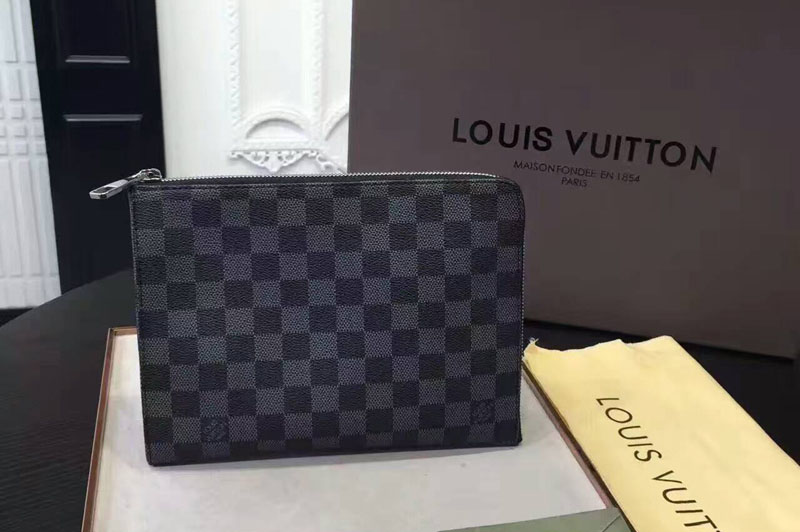Louis Vuitton N41502 Pochette Jour PM Damier Graphite Canvas