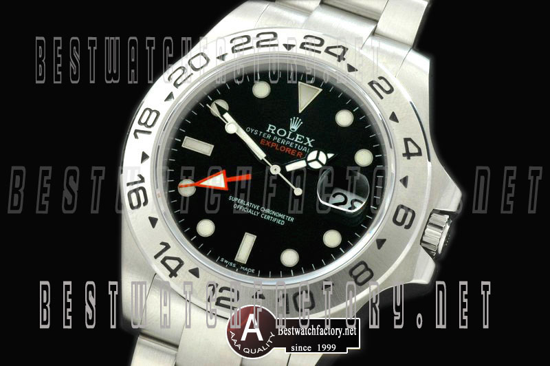 Rolex 2011 Explorer II 42mm 216570 SS/SS Black A-2813
