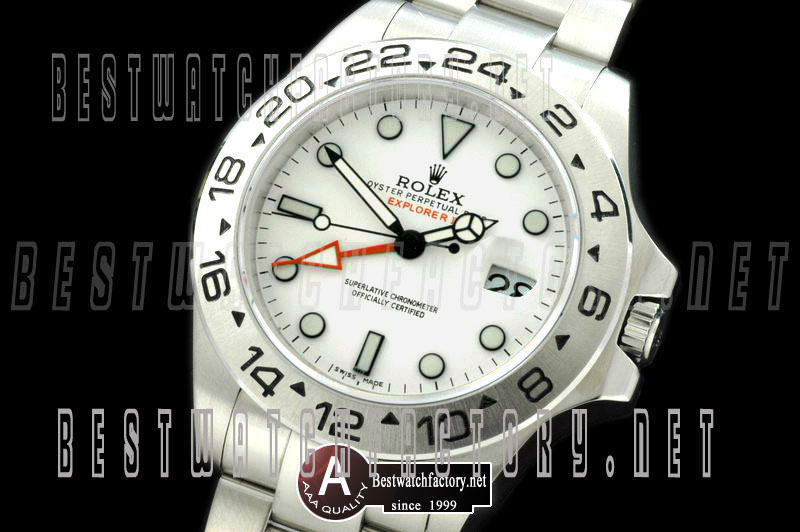 Rolex 2011 Explorer II 42mm 216570 SS/SS White A-2813