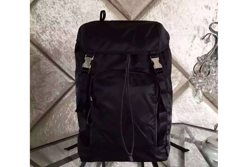 Prada Nylon Backpack V135 Black