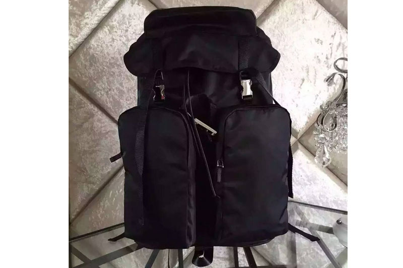 Prada Nylon Backpack V136 Black
