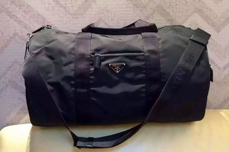 Prada Boston bags TESS SAFFIANO VS0342 Black