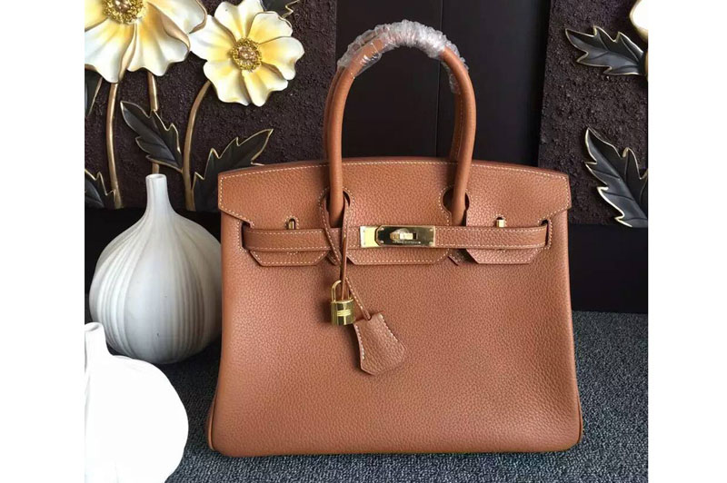 Hermes Birkin 35cm Original Togo Leather Bags Tan