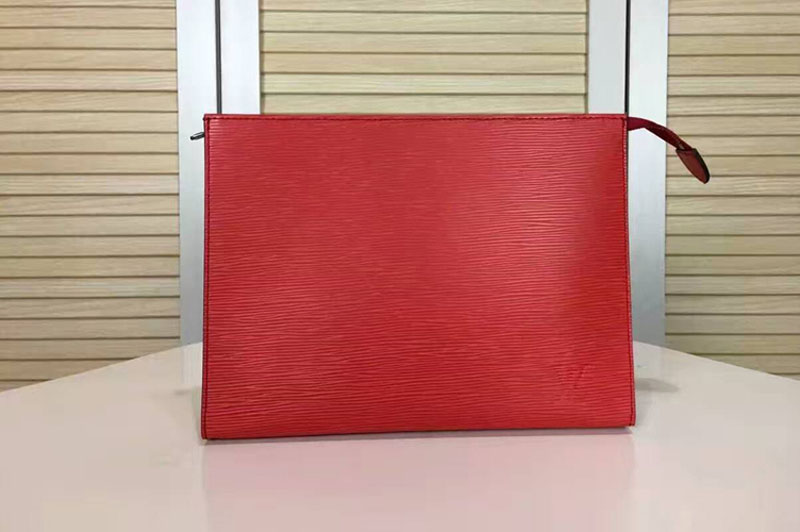 Louis Vuitton Toiletry Pouch 19 Epi Leather m41366 Red