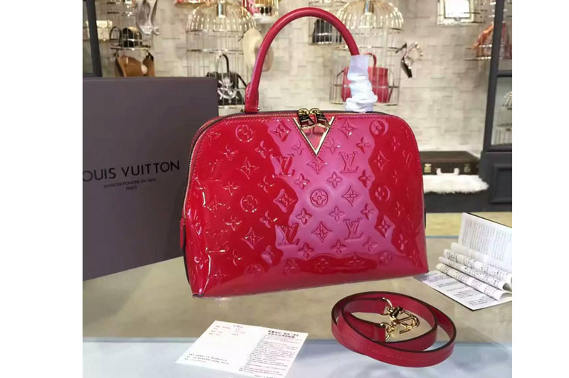 Louis Vuitton Monogram Vernis Melrose M42694 Bags Red