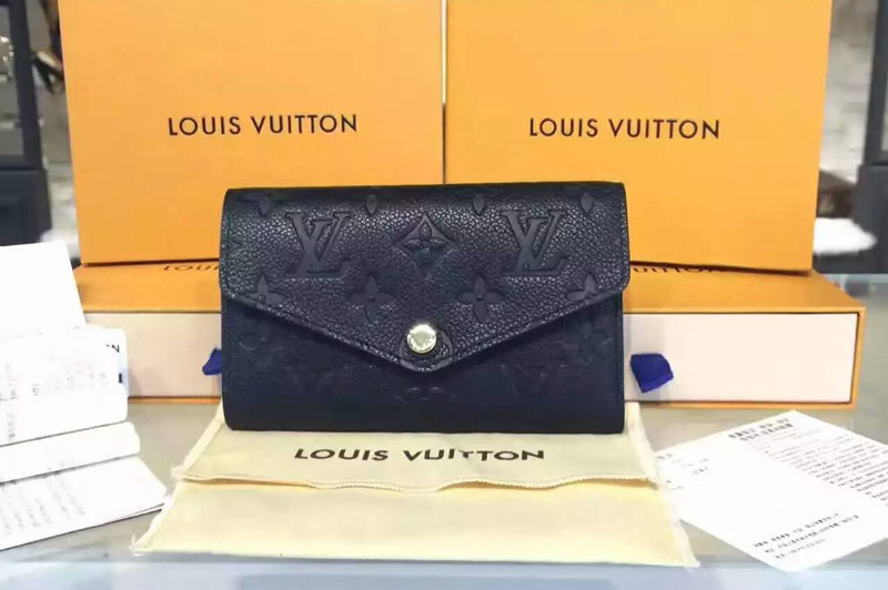 Louis Vuitton Compact Curieuse Wallet Monogram Empreinte m60568 Black