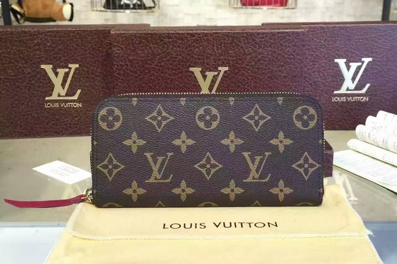 Louis Vuitton Clemence Wallet Monogram Canvas m60742
