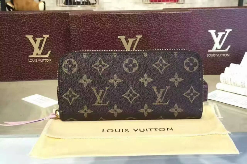 Louis Vuitton Clemence Wallet Monogram Canvas m61298