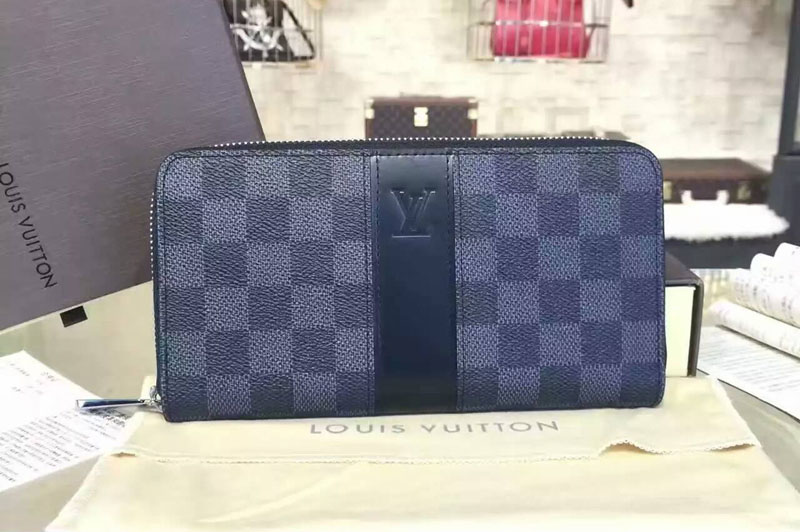 Louis Vuitton Damier Graphite Zippy Wallet N63079