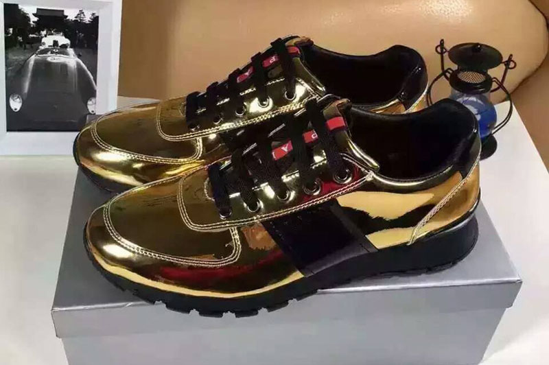 Mens Prada Sneaker And Shoes Gold