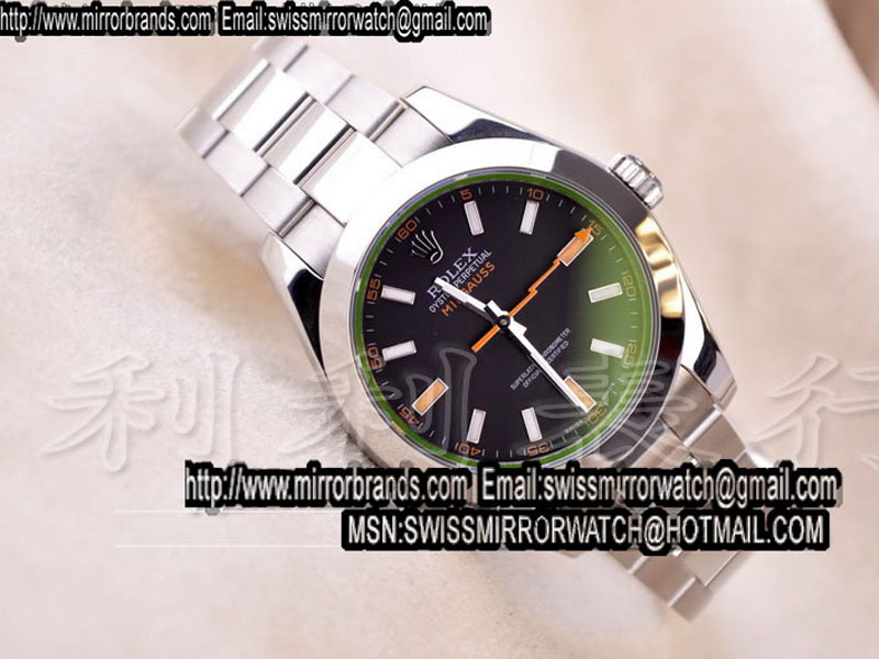Luxury Rolex Milgauss 116400 Black Swiss 2836 Best Edition Watches