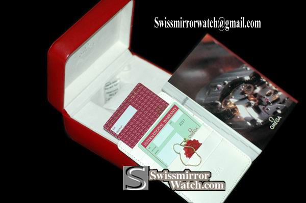 Replica Omega Accessories Original Design Red Leather Boxset for Omega Watches