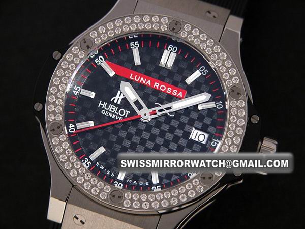Hublot Luna Rossa Limited 114-Diamond Bezel 39mm Replica Watches