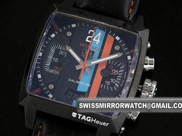 Tag Heuer Monaco Twenty-4 Calibre 36 Tag Full black Chronograph Replica Watches