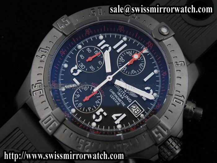 Breitling Skyland Avenger BlackSteel V2 on OR Strap Watches