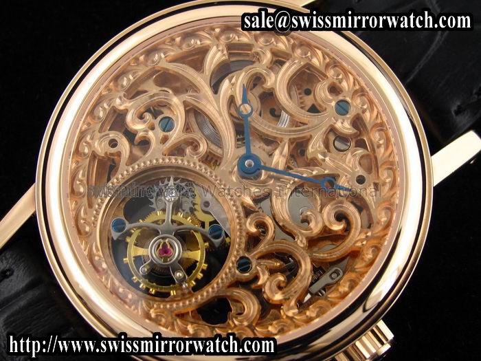Breguet Classique Skeleton Tourbillon Rose Gold Watches